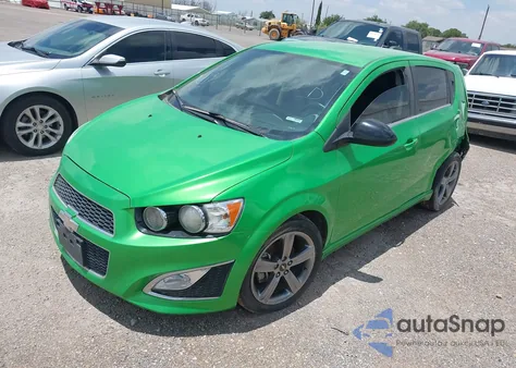 2016 Chevrolet Sonic Rs Auto из США, поврежденный, VIN 1G1JG6SB3G4115480